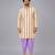 maroon cotton silk printed kurta set