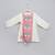 Off white printed cotton dhoti kurta set