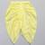 Off white printed cotton silk yellow Men dhoti Kurta Set