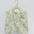 Ivory embroidered georgette sage green Men nehru jacket set