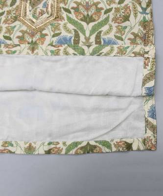 Multicolor printed cotton silk kurta set 1