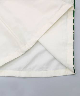 Green embroidered cotton silk dhoti kurta set 3