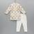 White embroidered cotton silk bandhgala set