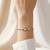  925 Sterling Silver and Rose Gold Heart Crystal Bracelet for Women