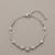  925 Sterling Silver and Rose Gold Heart Crystal Bracelet for Women