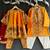 Mustard yellow embroidered cotton silk Men Kurta Set