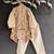 Off white embroidered cotton silk kurta set