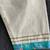 Aqua blue printed cotton silk Men Kurta Set