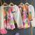 white cotton silk multicolor printed kurta set