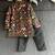 black cotton silk embroidered bandhgala pant set