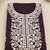 Women's Chanderi Cotton White Lucknowi Chikankari Dress