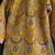 Mustard yellow embroidered cotton silk bandhgala set