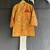 Mustard yellow embroidered cotton silk bandhgala set