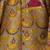 Mustard yellow embroidered cotton silk bandhgala set