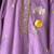 Lavender floral printed cotton silk Men Kurta Set