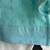 Aqua blue printed cotton silk Men Kurta Set