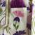 Purple off white printed cotton silk Men Kurta Set