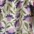 Purple off white printed cotton silk Men Kurta Set