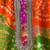 multicolor printed cotton silk men kurta set