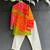 multicolor printed cotton silk men kurta set