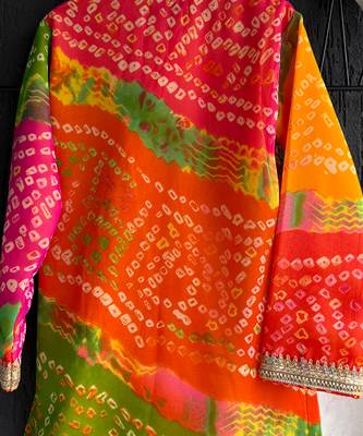 multicolor printed cotton silk men kurta set 6