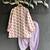 Off white purple printed cotton silk Men dhoti Kurta Set