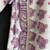 Off white purple printed cotton silk Men dhoti Kurta Set