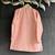 Peach pink printed cotton silk Men Kurta Set