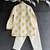 off white floral printed cotton silk men kurta set