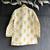 off white floral printed cotton silk men kurta set