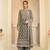 Pastel green crepe silk digital print suits full stitched free size upto 44