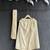 off white cotton silk mundu shirt set