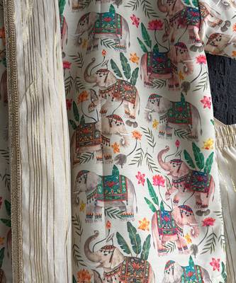 off white cotton silk mundu shirt set 13