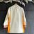 off white embroidered cotton silk men kurta set