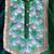 bottle green printed cotton silk men kurta set