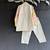 Off white yellow printed cotton silk Men Kurta Set