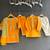 mustard yellow woven cotton silk jacket styled men kurta set