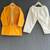 mustard yellow woven cotton silk jacket styled men kurta set