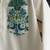 Off white teal printed cotton silk Men Kurta Set