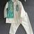 Off white teal printed cotton silk Men Kurta Set