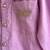 Lilac purple embroidered cotton silk Men Kurta Set