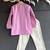Lilac purple embroidered cotton silk Men Kurta Set
