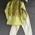 Lime green embroidered cotton silk Men Kurta Set