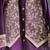 royal purple embroidered cotton silk men kurta set