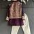 royal purple embroidered cotton silk men kurta set