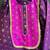 magenta purple embroidered cotton silk men kurta set