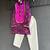magenta purple embroidered cotton silk men kurta set