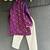 magenta purple embroidered cotton silk men kurta set