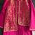 Hot pink embroidered cotton silk Men Kurta Set