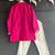 Hot pink embroidered cotton silk Men Kurta Set